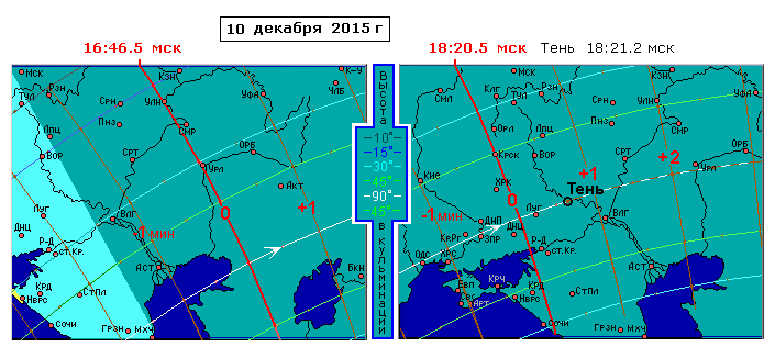 Карта пролета мкс онлайн